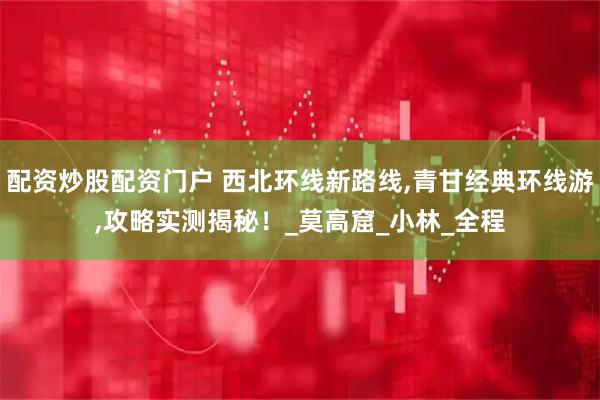 配资炒股配资门户 西北环线新路线,青甘经典环线游,攻略实测揭秘！_莫高窟_小林_全程